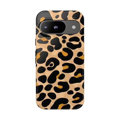 Stylish Mocha Leopard Print Phone Case