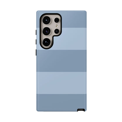 Light Blue Horizontal Stripe Pattern Phone Case - Blue Phone Case - Samsung Galaxy S24 Ultra / Glossy