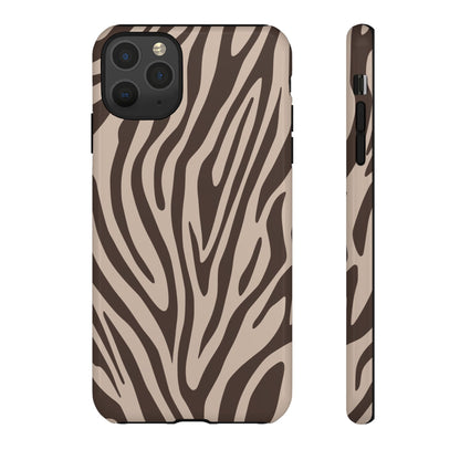 Boutique Mocha Tiger Print Phone Case