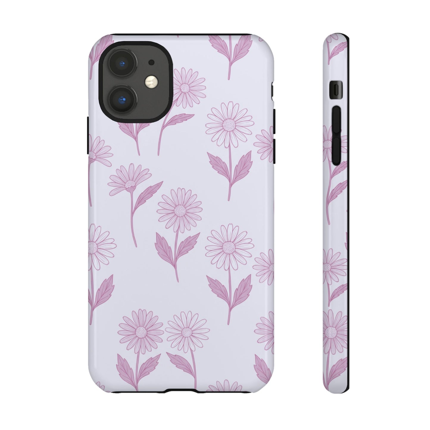 Pretty Lilac Daisy Pattern Phone Case