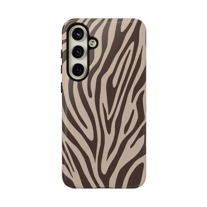Boutique Mocha Tiger Print Phone Case