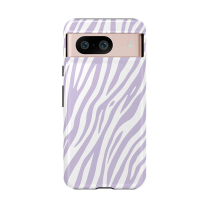 Lavender Tiger Print Phone Case