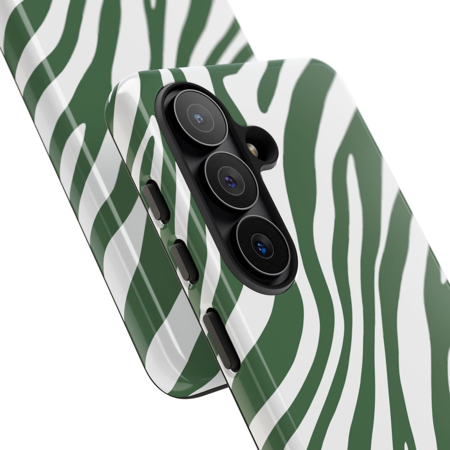 Modern Sage Zebra Print Phone Case