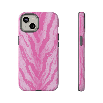 Blush Tiger Print Phone Case