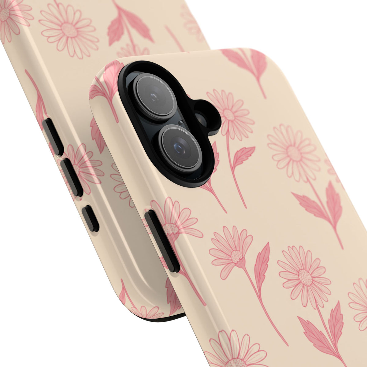 Pretty Pink Daisy Pattern Phone Case