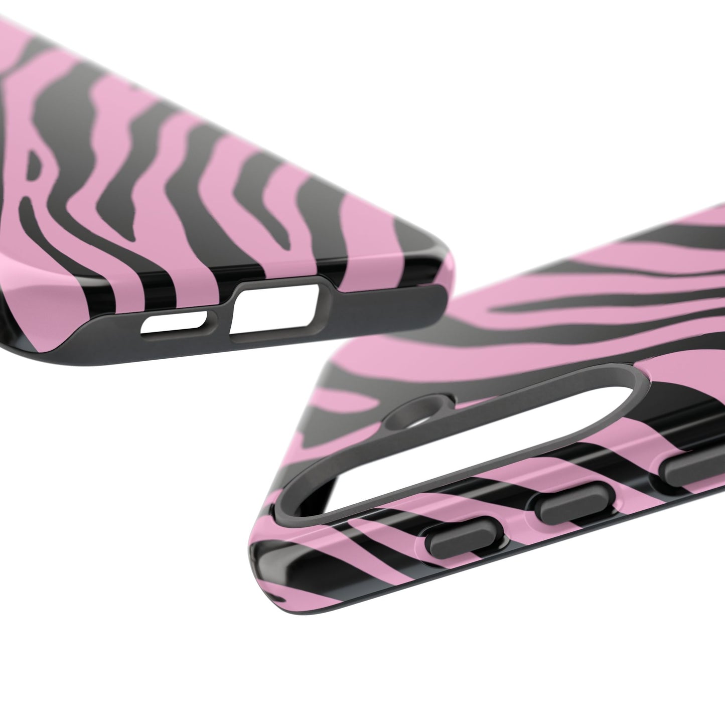 Modern Blush Zebra Print Phone Case
