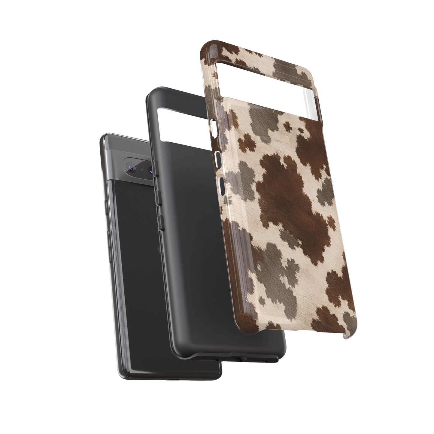 Stylish Mocha Cow Print Phone Case