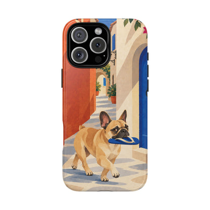 French Bulldog Quiet Lane Phone Case - Multicolor Phone Case - iPhone 16 Pro Max / Glossy