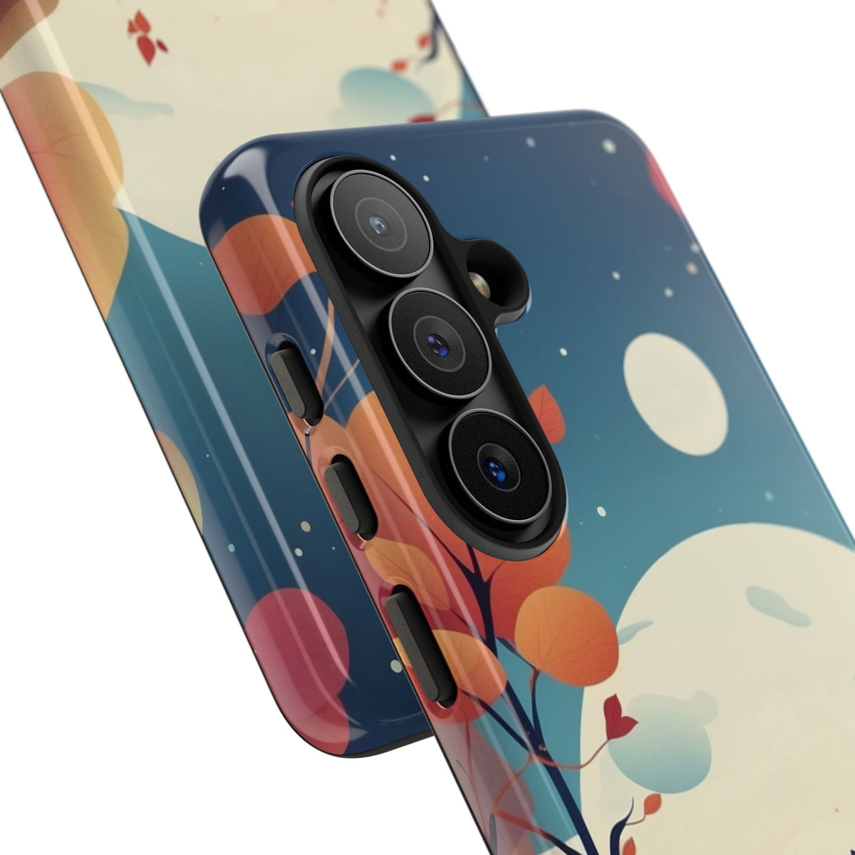 Stylised Blue Hare Design Phone Case - Multicolor Phone Case