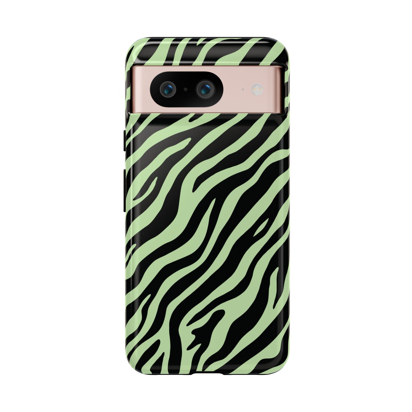 Stylish Mint Zebra Print Phone Case