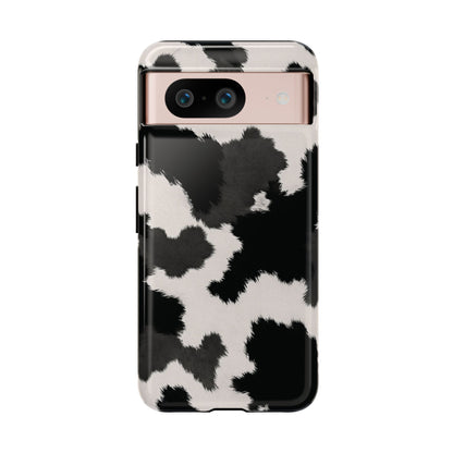 Modern Monochrome Cow Print Phone Case