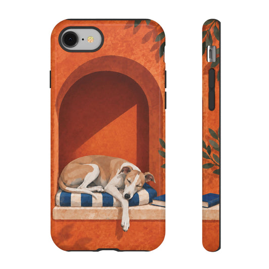 Whippet Siesta Nook Phone Case - Multicolor Phone Case - iPhone 8 / Glossy