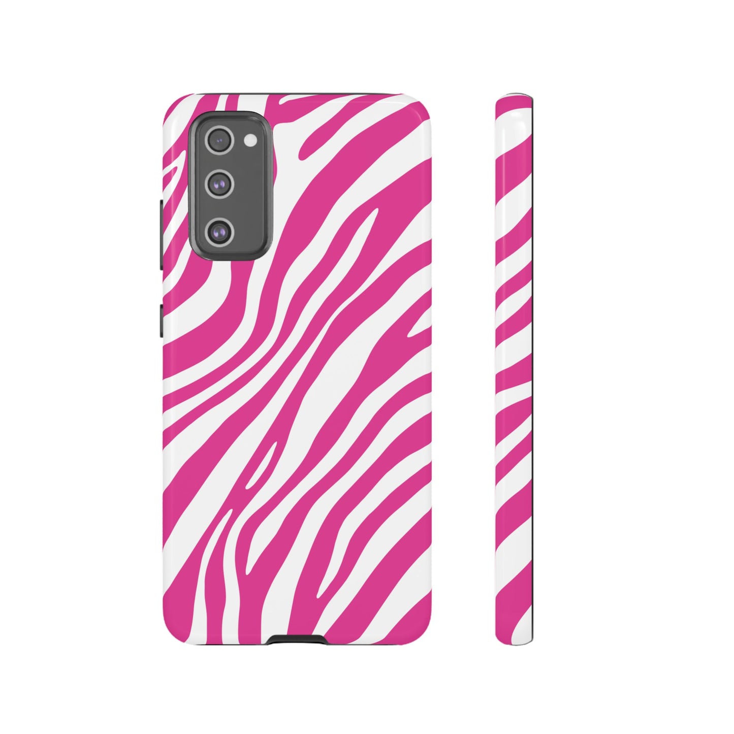 Modern Hot Pink Zebra Print Phone Case