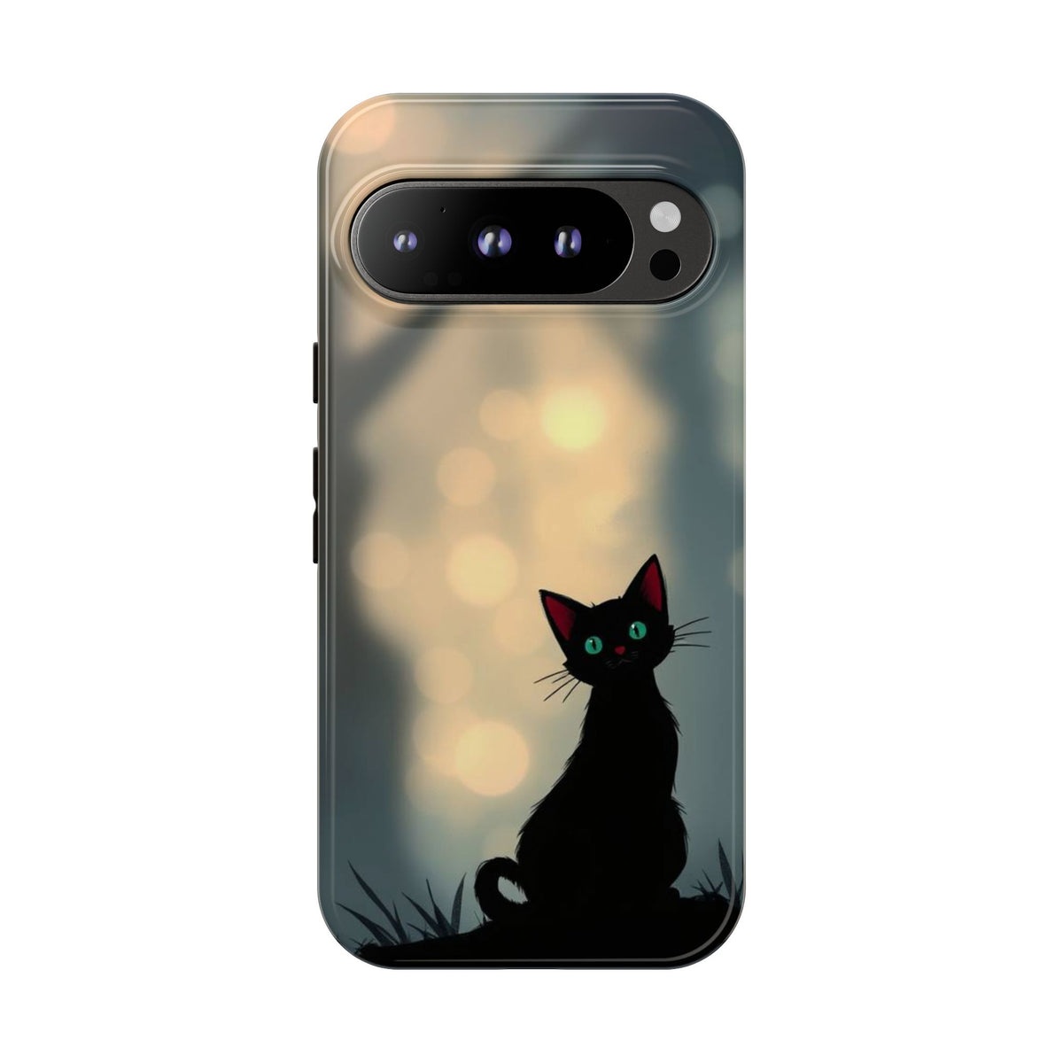 Gothic Cat Design Phone Case - Multicolor Phone Case - Google Pixel 9 Pro / Glossy