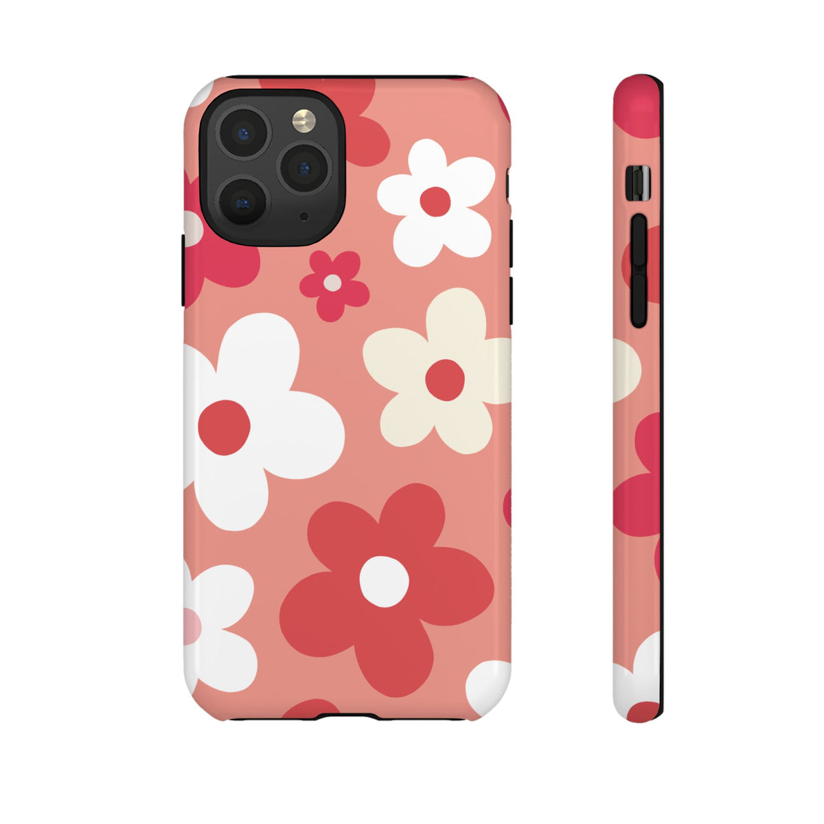Cute Pink Daisy Pattern #1 Phone Case - Pink Phone Case - iPhone 11 Pro / Glossy