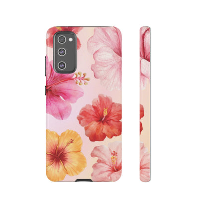 Samsung Galaxy S20 FE / Glossy Phone Case - ’Pink Hibiscus Pattern #1’ Phone Case