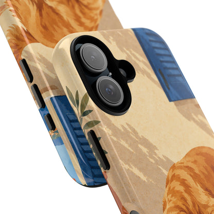 Cocker Spaniel Scent Trail Phone Case - Multicolor Phone Case