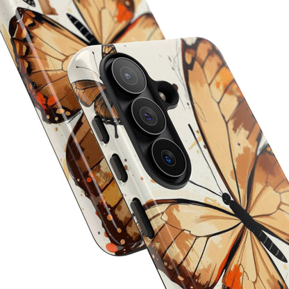 Acrylic Style Butterflies Design Phone Case - Multicolor Phone Case