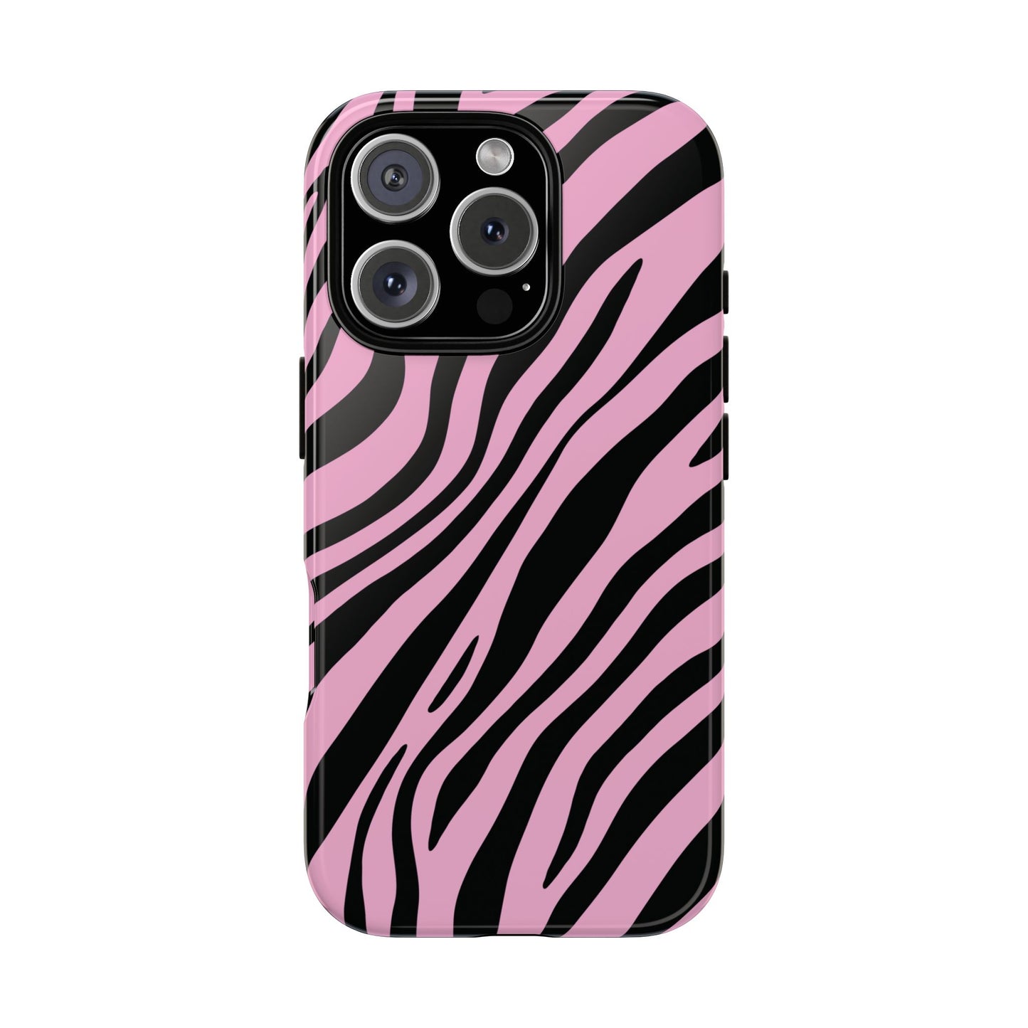 Modern Blush Zebra Print Phone Case