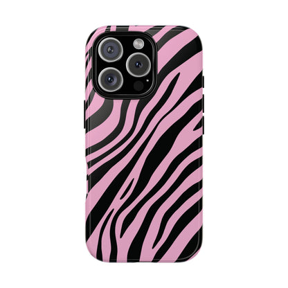 Modern Blush Zebra Print Phone Case