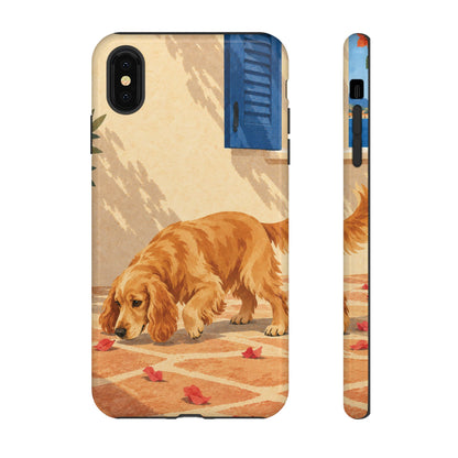 Cocker Spaniel Scent Trail Phone Case - Multicolor Phone Case - iPhone XS MAX / Glossy
