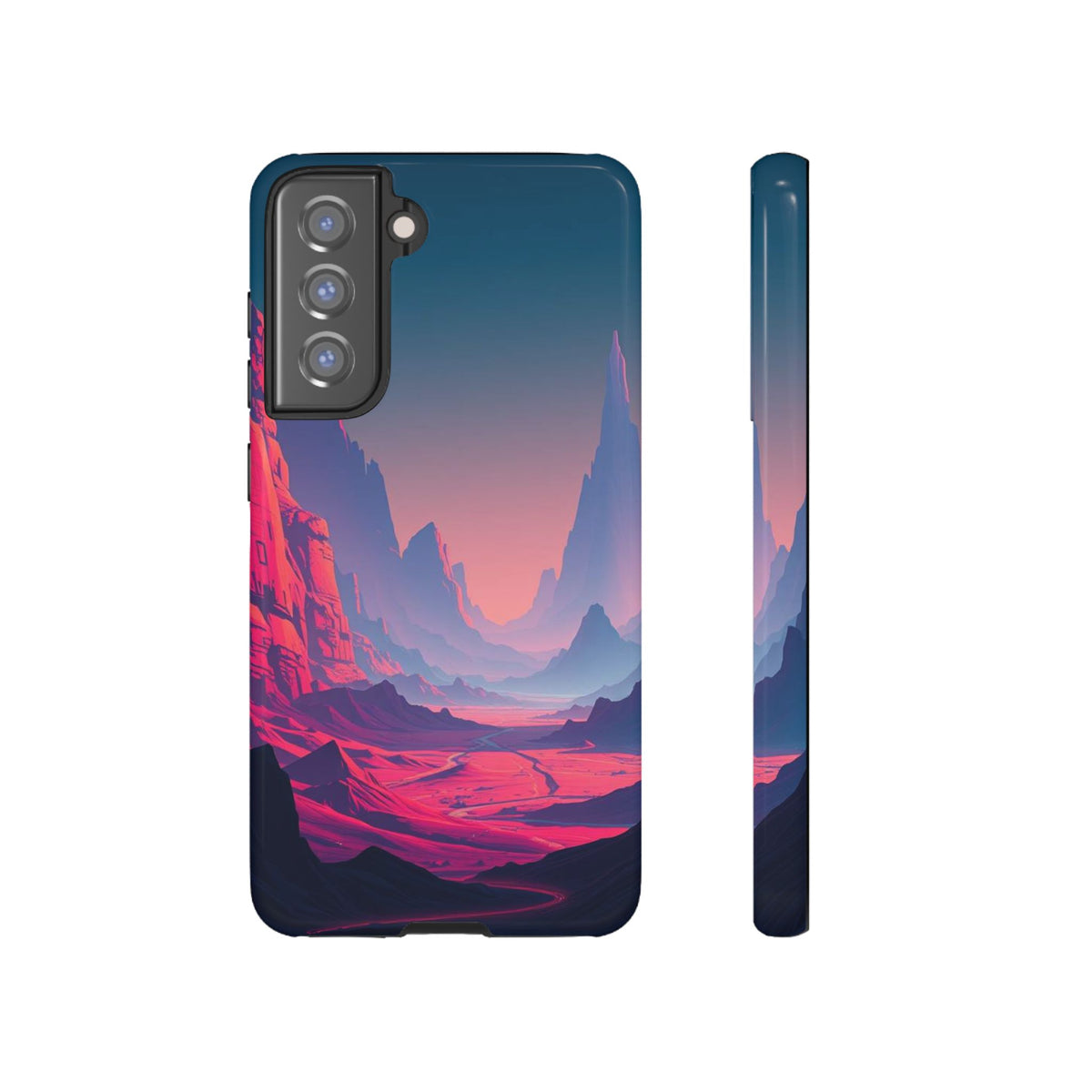 Alien Vista Design Phone Case - Multicolor Phone Case - Samsung Galaxy S21 FE / Glossy