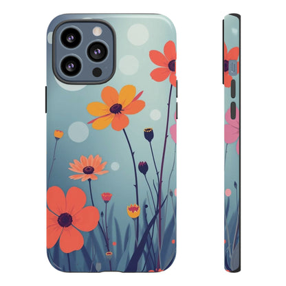 iPhone 13 Pro Max / Glossy Phone Case - Vibrant Wildflowers Design Phone Case