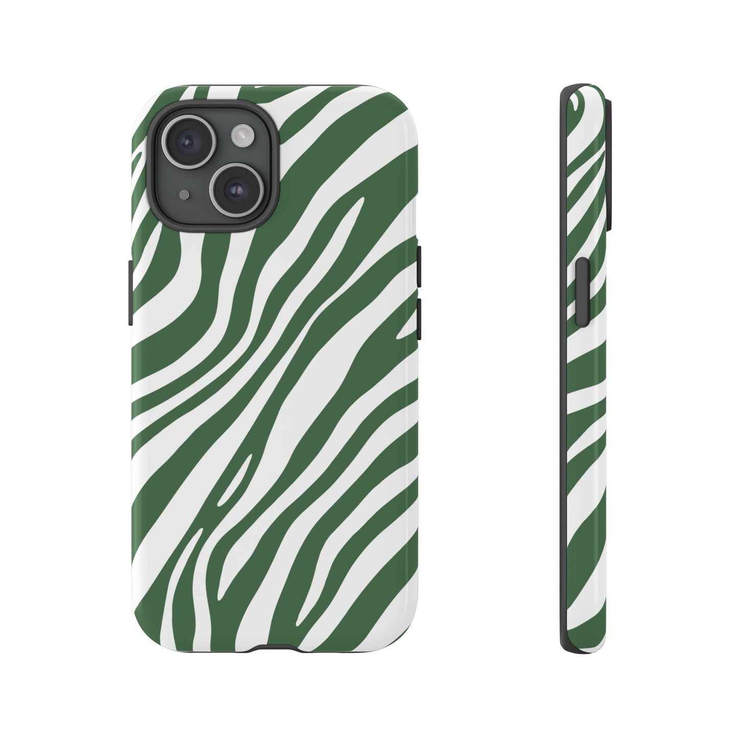 Modern Sage Zebra Print Phone Case