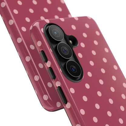 Pink Dot Pattern Phone Case