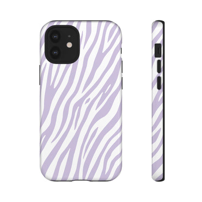 Lavender Tiger Print Phone Case