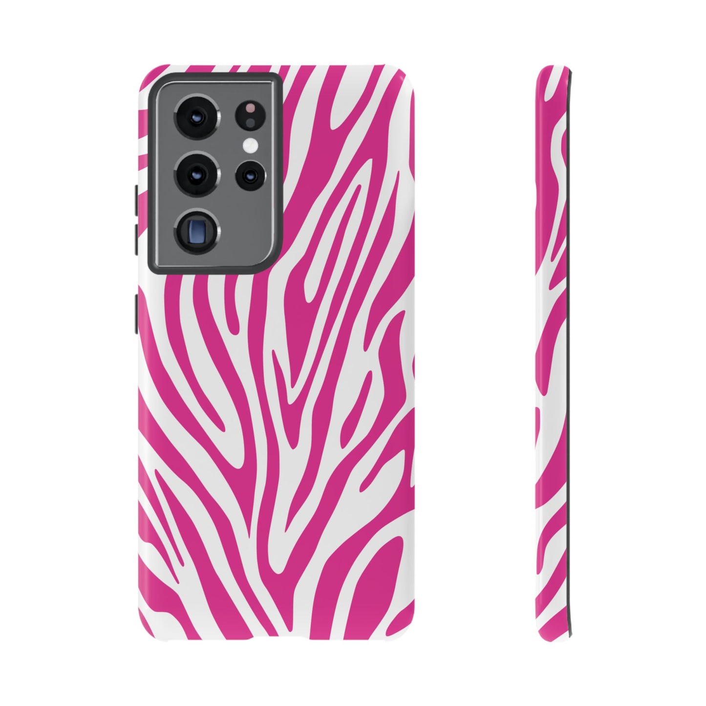 Graphic Hot Pink Tiger Print Phone Case