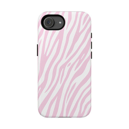 Blush Tiger Print Phone Case - Pink Phone Case - iPhone 17e / Glossy