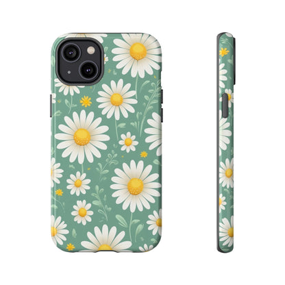 iPhone 14 Plus / Glossy Phone Case - Daisies Floral Pattern 1 Phone Case