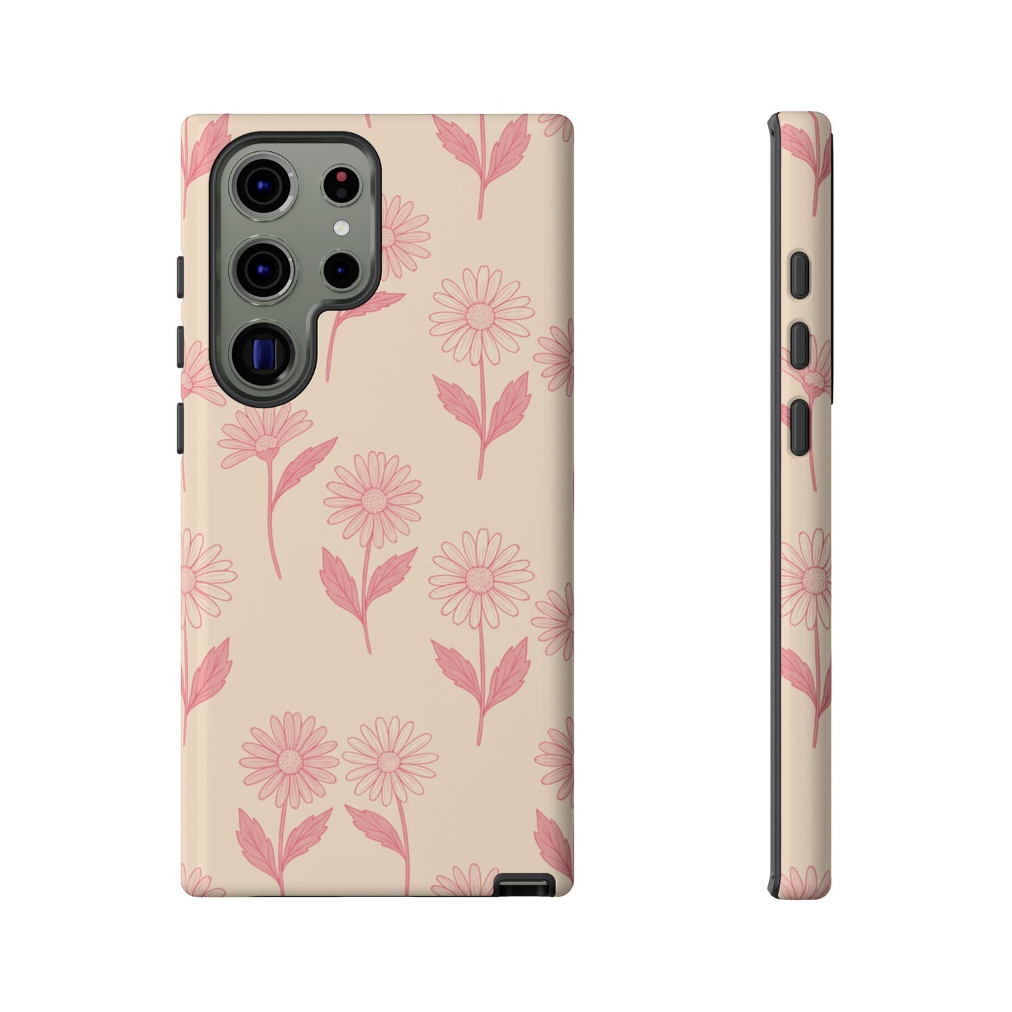 Pretty Pink Daisy Pattern Phone Case