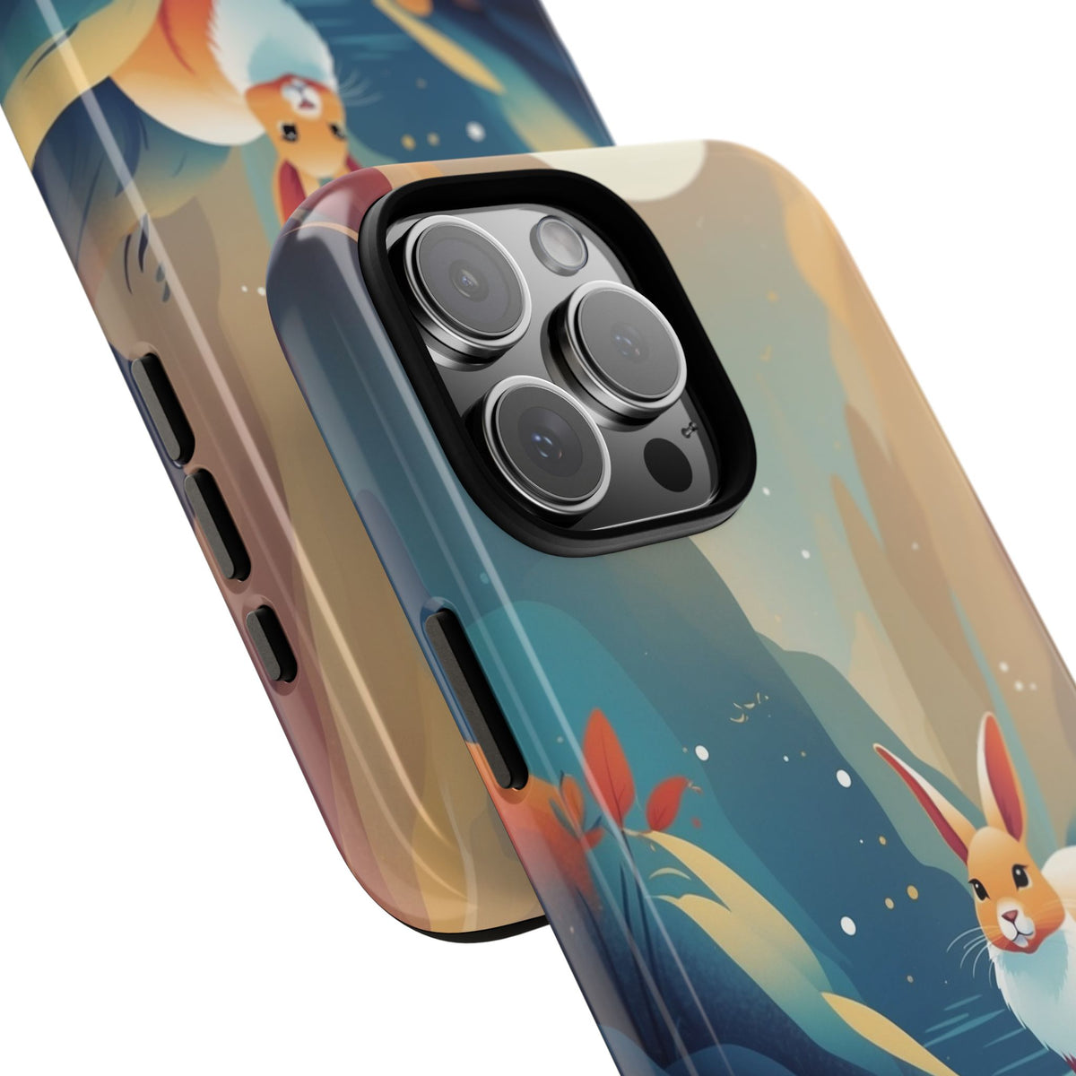 Stylised Rabbit Design Phone Case - Multicolor Phone Case