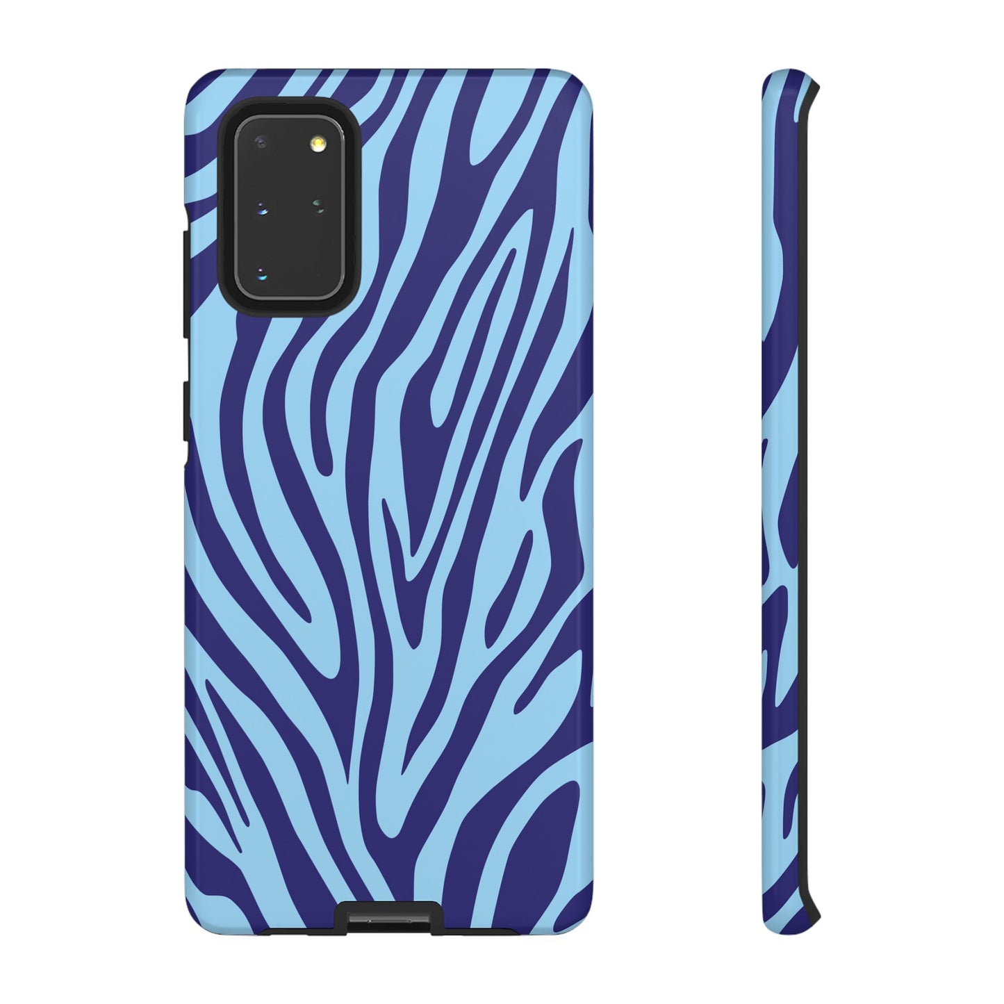 Boutique Sky Blue Tiger Print Phone Case