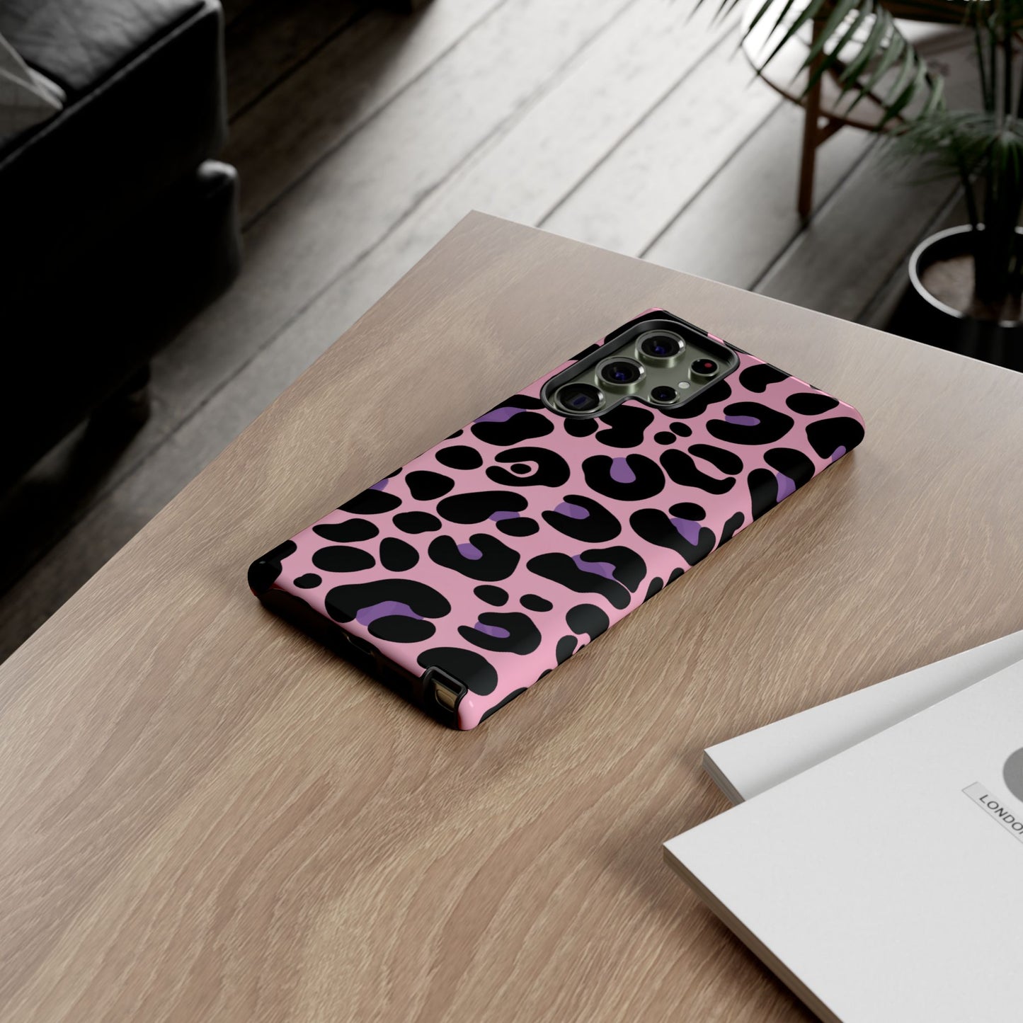 Pretty Pink & Lavender Leopard Print