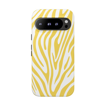 Graphic Yellow Tiger Print Phone Case