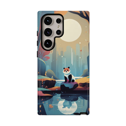 Samsung Galaxy S24 Ultra / Glossy Phone Case - Stylised Panda Design Phone Case