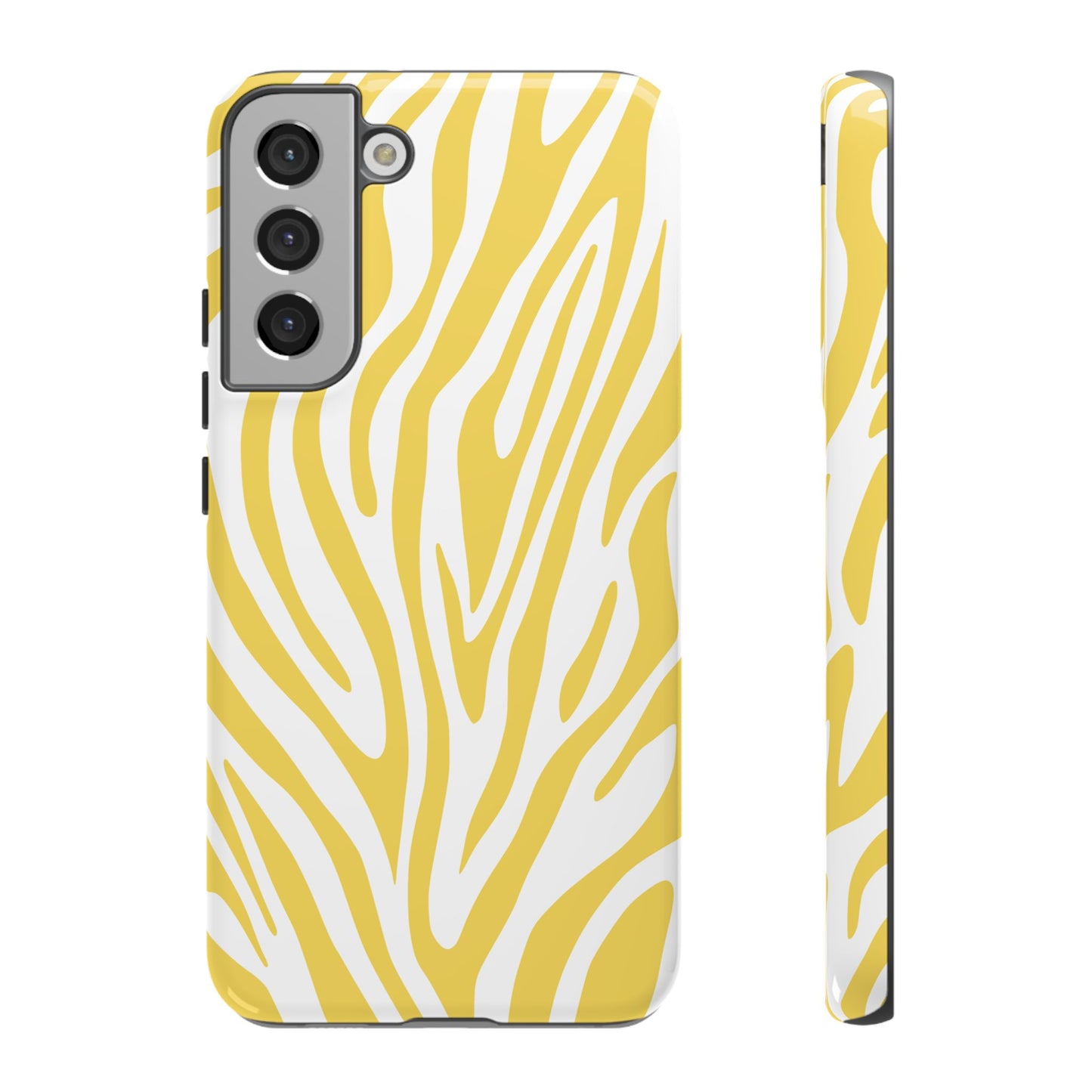 Graphic Yellow Tiger Print Phone Case