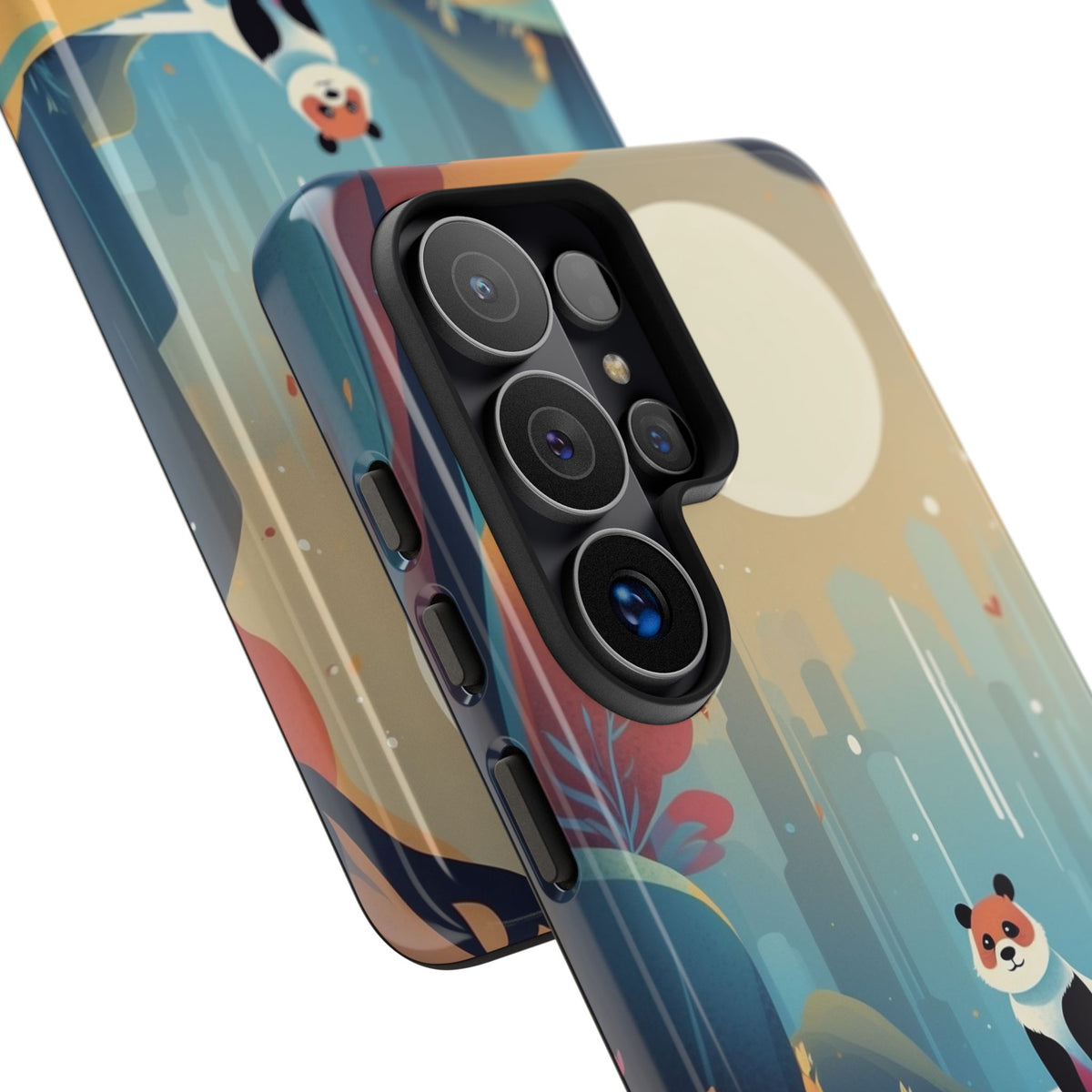 Stylised Panda Design Phone Case - Multicolor Phone Case