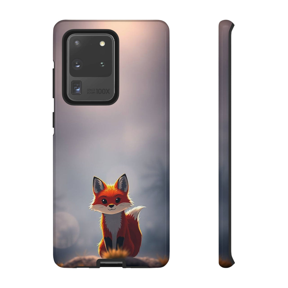 Cute Gothic Fox Design Phone Case - Multicolor Phone Case - Samsung Galaxy S20 Ultra / Glossy