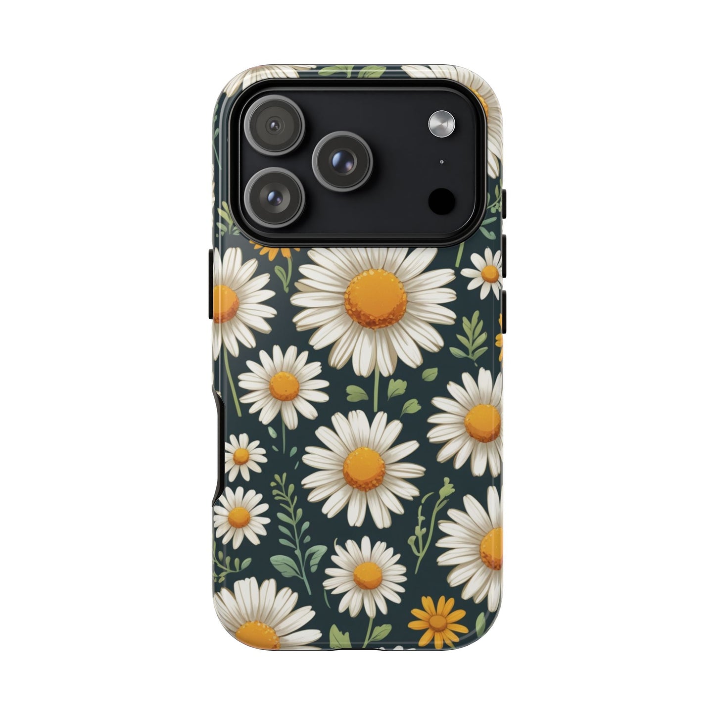 iPhone 17 Pro / Glossy Phone Case - Daisies Floral Pattern 3 Phone Case