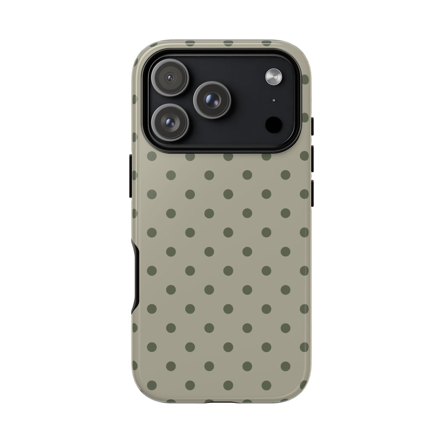 Green & Dark Green Dot Pattern Phone Case