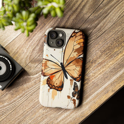 Acrylic Style Butterflies Design Phone Case - Multicolor Phone Case