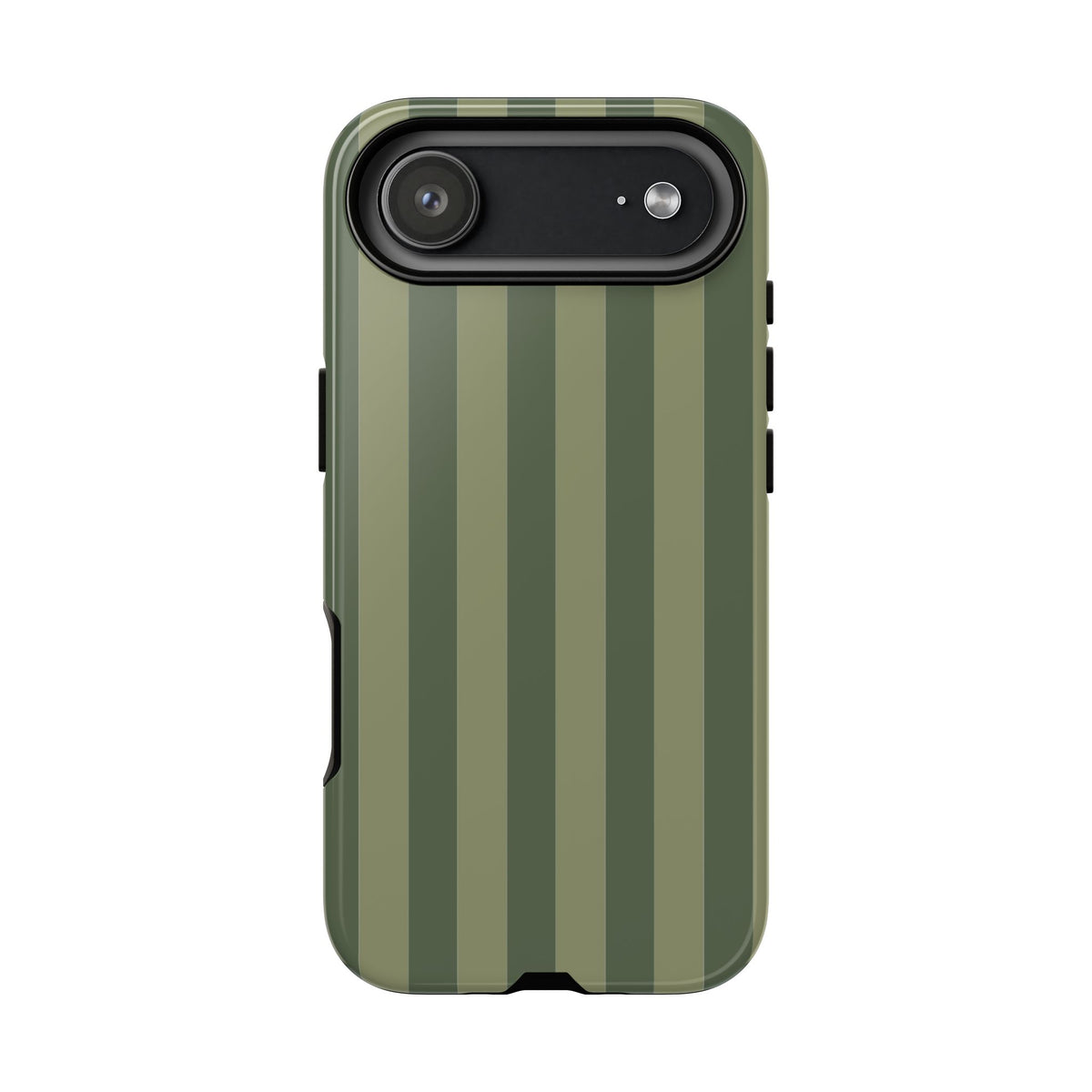 Green Stripe Pattern Phone Case - Green Phone Case - iPhone 17 Air / Glossy