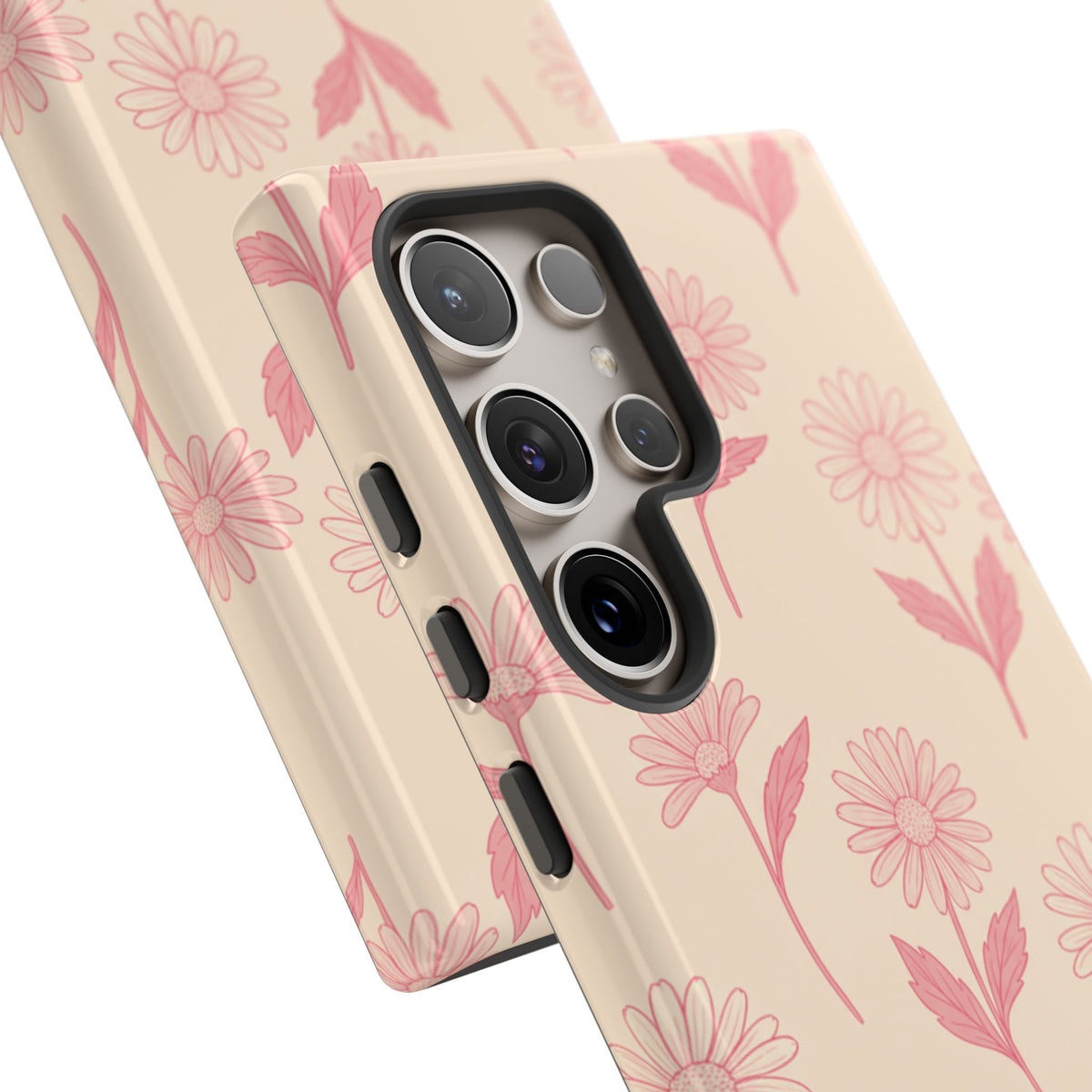 Pretty Pink Daisy Pattern Phone Case