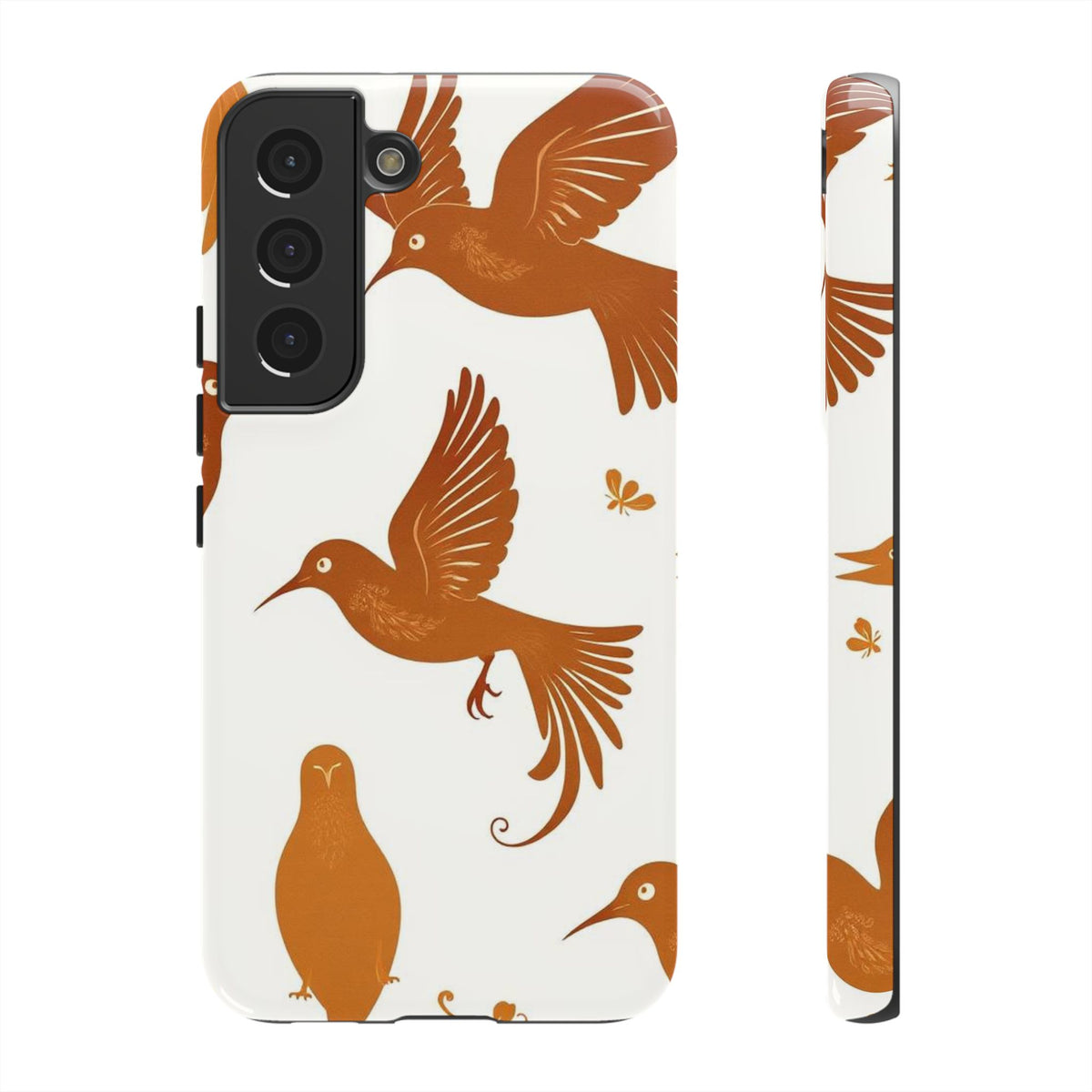 Abstract Bird Pattern Phone Case - Multicolor Phone Case - Samsung Galaxy S22 / Glossy