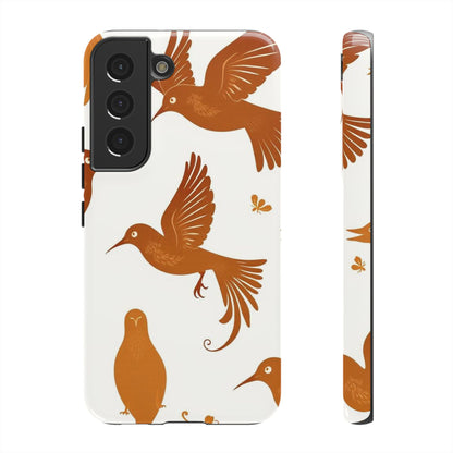 Abstract Bird Pattern Phone Case - Multicolor Phone Case - Samsung Galaxy S22 / Glossy