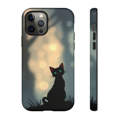 Gothic Cat Design Phone Case - Multicolor Phone Case - iPhone 12 Pro / Glossy
